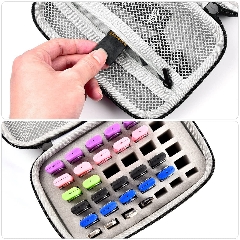 [Australia - AusPower] - USB Flash Drive Case SD Cards Thumb Drive Memory Card Holder SD SDXC SDHC Card Storage Bag Electronic Accessories Organizer for SanDisk/ for Samsung|Inland/ for PNY/ for Netac(Case Only) (Black) black 