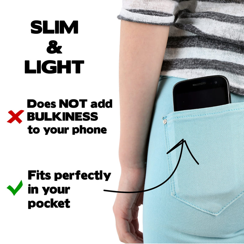 [Australia - AusPower] - Phone Loops: Silicone Stretch Elastic Phone Strap, Phone Holder for Hand by Phone Loop, Small, Light and Discreet Slim Phone Strap Grip, Phone Hand Holder and Phone Grip Strap (Glow-in-The-Dark) GLOW-IN-THE-DARK 