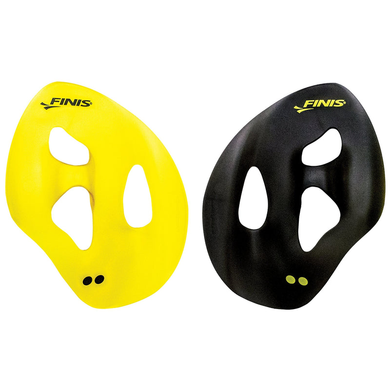 [Australia - AusPower] - FINIS Iso Swim Training Paddle, Black Gold, Large Medium 