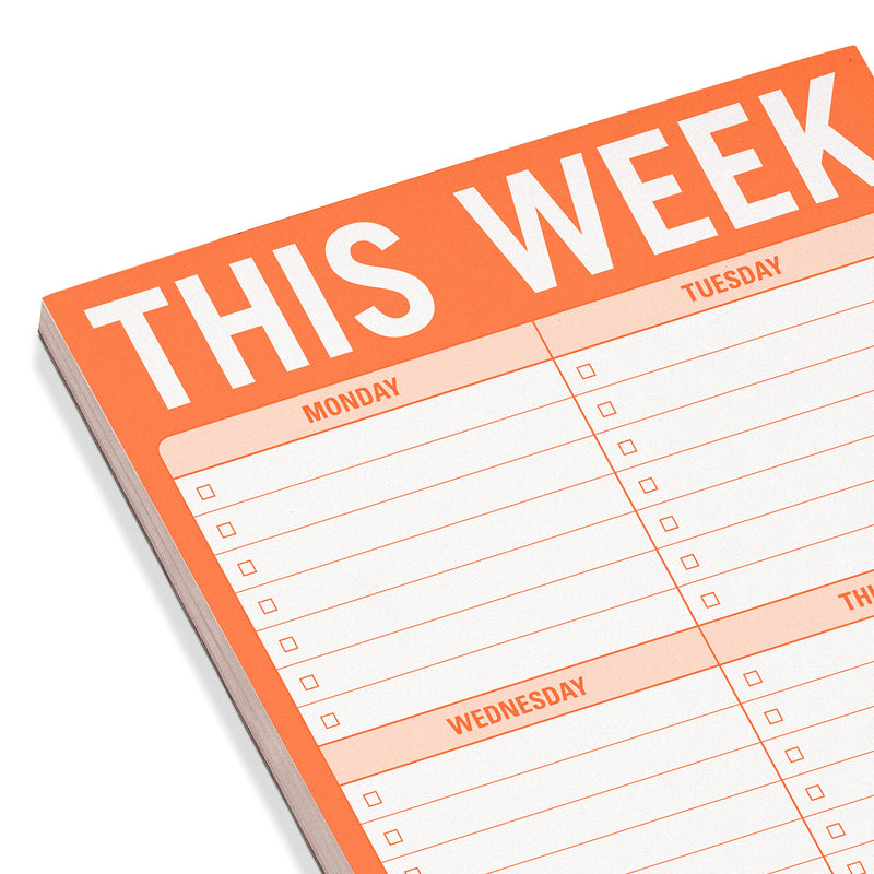 [Australia - AusPower] - Knock Knock This Week Pad, To Do List Notepad, 6 x 9-inches 