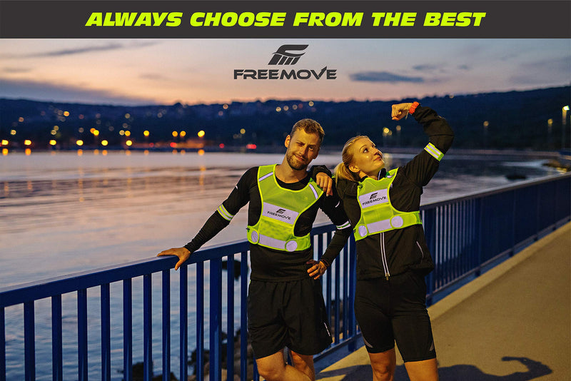 [Australia - AusPower] - Original Reflective Vest Running Gear + 2 Reflective Bands & Bag, Ultralight & Comfy, Running / Walking Safety Vest X-Small 