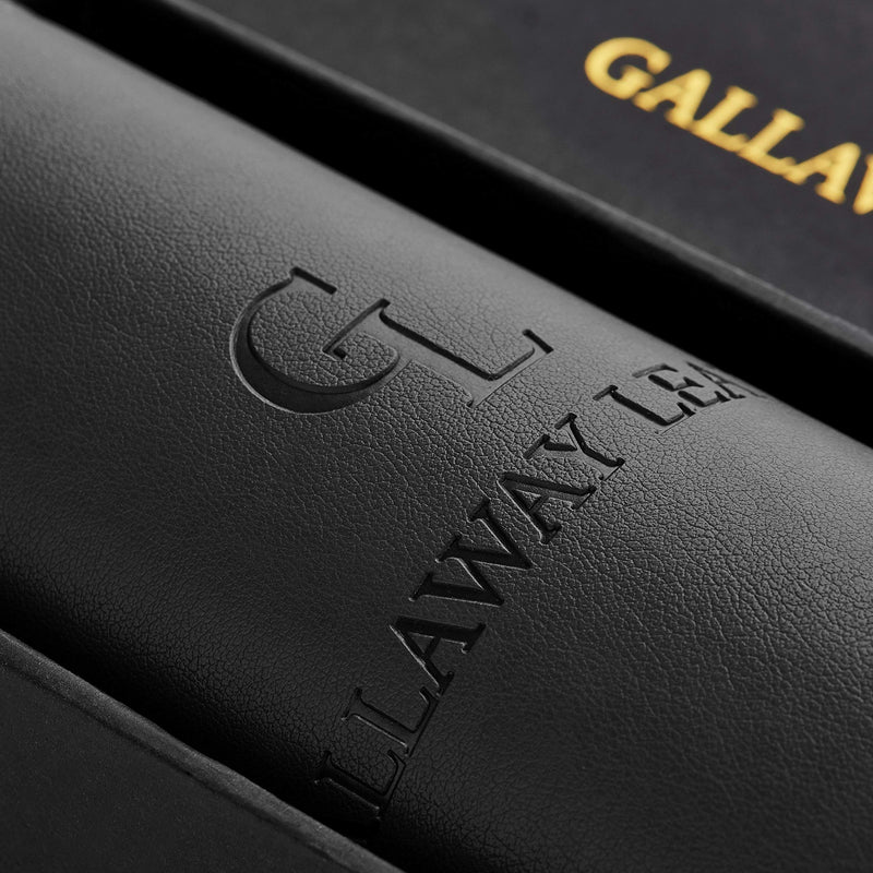 [Australia - AusPower] - Gallaway Leather Desk Pad – 36 x 17 inch - Desk Mat Home Office Desk Accessories Desktop Protector XXL Mouse Pad Writing Desk Blotter (Black) 