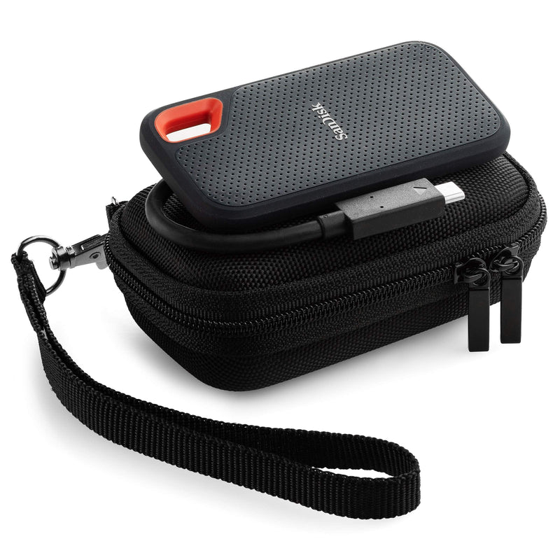 [Australia - AusPower] - Caseling Hard Case fits SanDisk 250GB/500GB/1TB/2TB/4TB Extreme Portable SSD Carrying Travel Bag (Will not fit Sandisk Pro) 