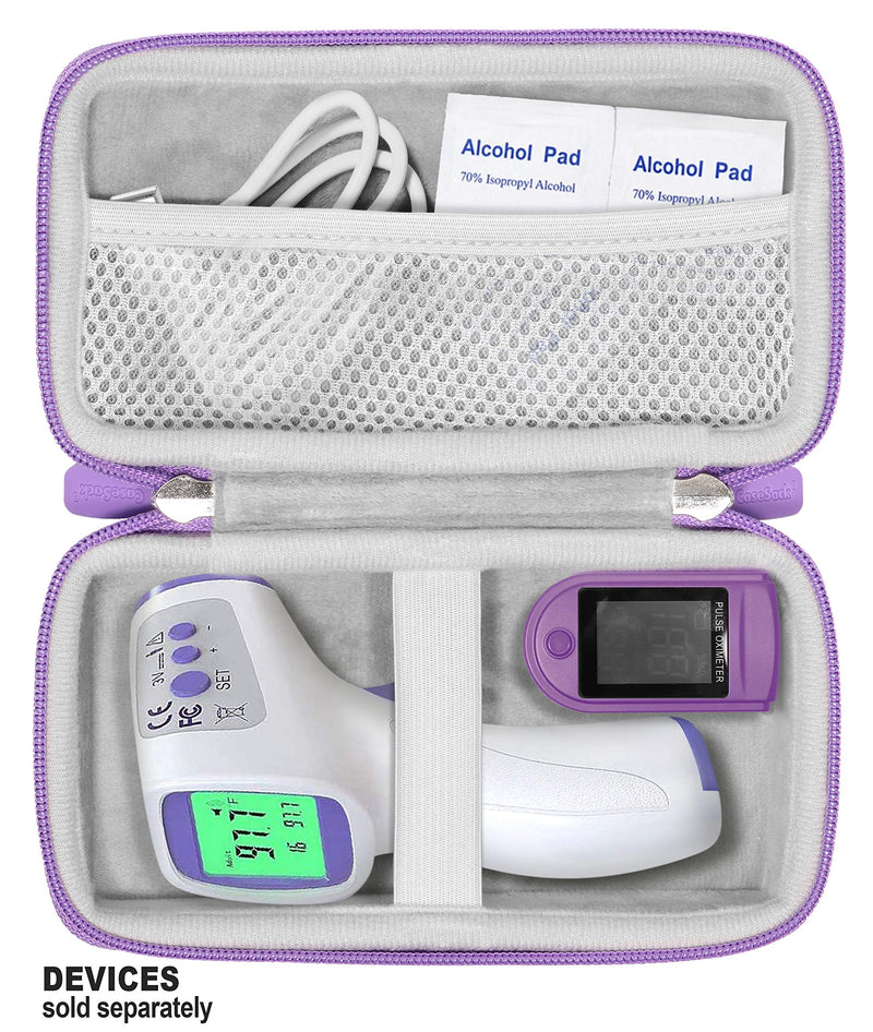 [Australia - AusPower] - CaseSack Forehead Thermometer case for Non-Contact Infrared Digital Thermometer Like Vibeey, eZthings, HALIDODO, HIGBRE, ALLIRIER, AFARELY, ROYADVE, REDESS, iCode, SUNNYPLUS, BrillianceHair, drtulz 