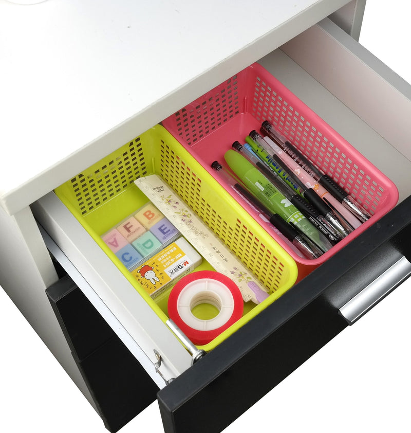 [Australia - AusPower] - Kekow Plastic Countertop Storage Baskets Organizer, Pack of 6 