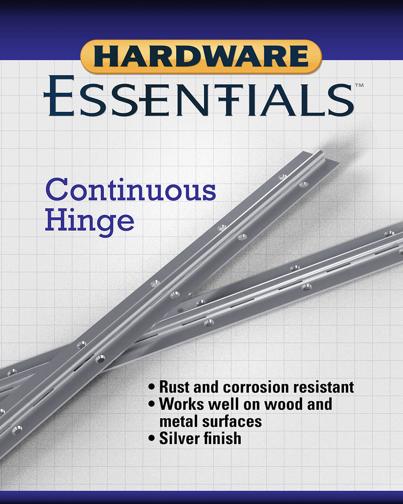 [Australia - AusPower] - Hillman Hardware Essentials 851063 Continuous Pin 24" x 1-1/4" Nickel 24" x 1-1/4" 