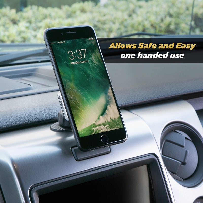 [Australia - AusPower] - Scosche MPDB MagicMount Pro Magnetic Car Phone Holder Mount - 360 Degree Adjustable Head, Universal with All Devices - Dashboard Mount Dash 