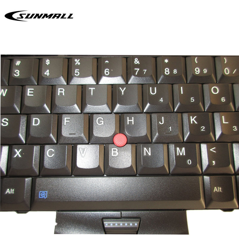 [Australia - AusPower] - SUNMALL New Laptop Keyboard with Pointer Compatible with Lenovo ThinkPad T400S T410 T410S T410I T410SI T420 T420I T420S T510 T510I T520 W510 W520 X220 X220I X220S X220T US Layout Black 