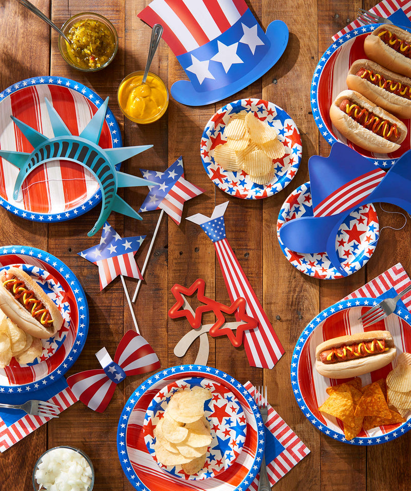 [Australia - AusPower] - American Greetings Patriotic Party Supplies, Paper Napkins (50-Count) 
