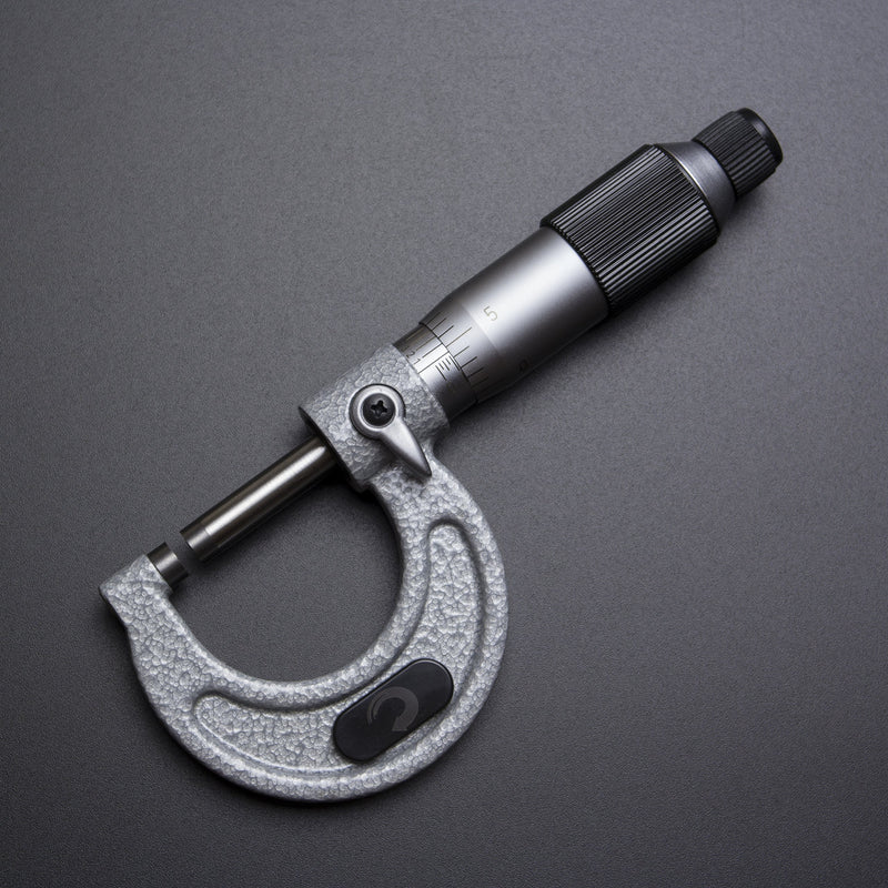 [Australia - AusPower] - Clockwise Tools MMTR-01 Premium Outside Micrometer with Carbide Tip 0-1" Measuring Range 0.0001" Graduation Precision Machinist Tool 0-1" 
