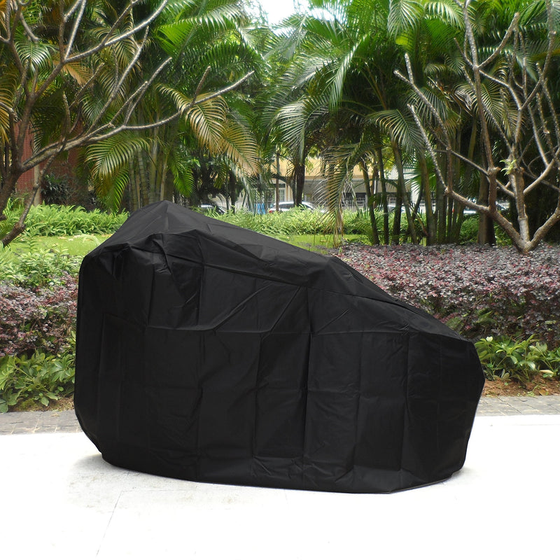 [Australia - AusPower] - ATCG Bike Cover 190T Nylon Waterproof Bicycle Cover for Mountain Bike, Road Bike Outdoor Storage, L Black 