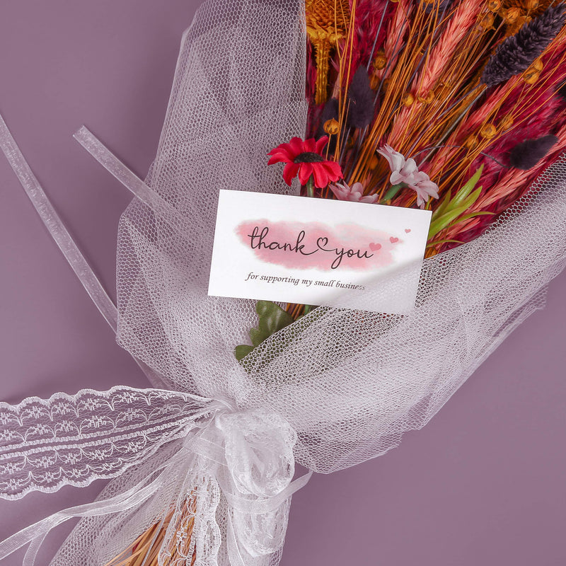 [Australia - AusPower] - 200 Thank You For Supporting My Small Business Cards, Elegant and Professional Design, 2" x 3.5", Recommended for Online Retailers, Small Business Owners and Local Stores Thank You Cards 2"x3.5" 
