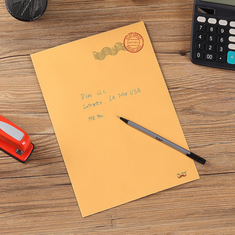 [Australia - AusPower] - Mr. Pen- Clasp Envelopes,18 Pack, 9x12, Brown Kraft, Letter Size Envelopes, Brown Envelopes, Document Envelope, Clasp Kraft Envelopes, Clasp and Gummed Closure Envelopes. 