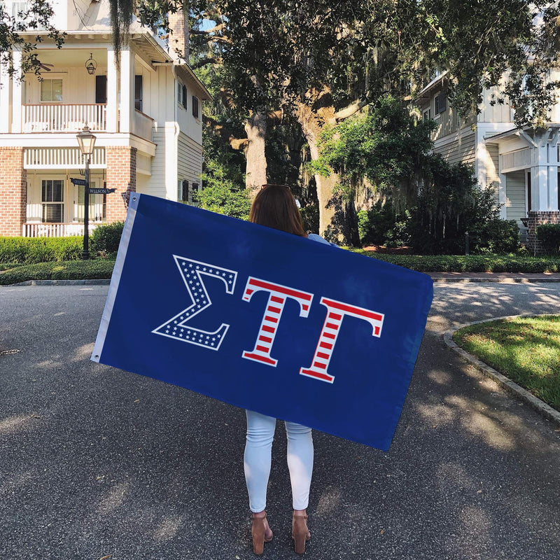 [Australia - AusPower] - Desert Cactus Sigma Tau Gamma USA Fraternity Flag Greek Letter Banner Large 3 feet x 5 feet Sign Decor (Flag - USA) 