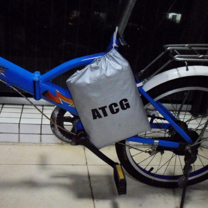 [Australia - AusPower] - ATCG Bike Cover 190T Nylon Waterproof Bicycle Cover for Mountain Bike, Road Bike Outdoor Storage, L Black 