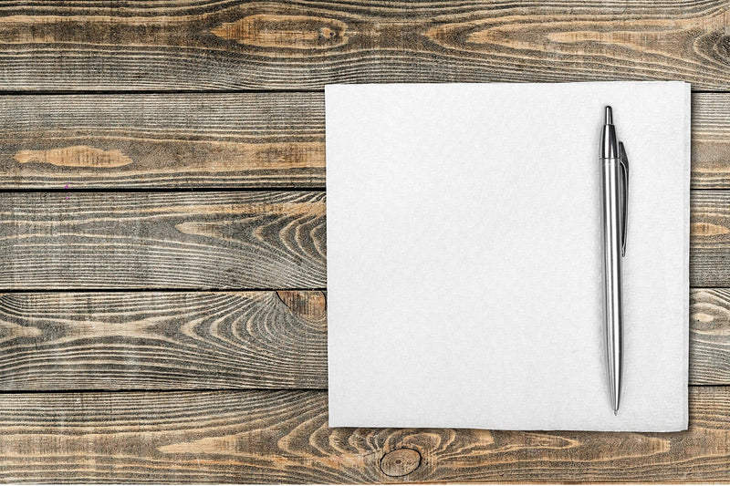 [Australia - AusPower] - Concession Essentials 500 Pack, White Beverage Disposable Napkins 1-Ply Bulk Cocktail Beverage Napkins, Restaurant Bar Paper Napkins 