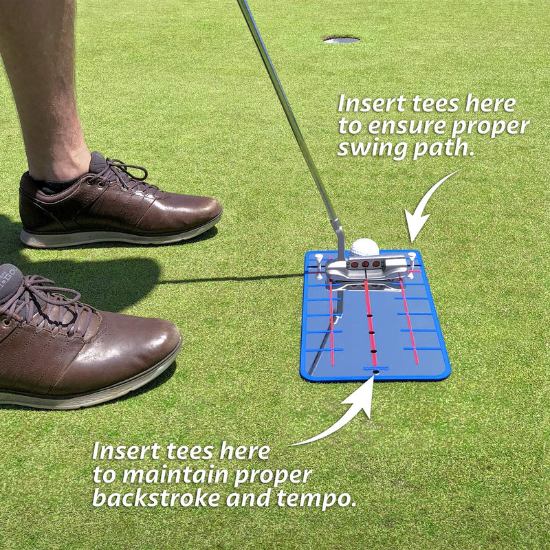 [Australia - AusPower] - GoSports Golf Putting Alignment Mirror - Improve Your Putting (Choose Between Standard and XL Golf Mirror Training Aids) 12" Standard Mirror 
