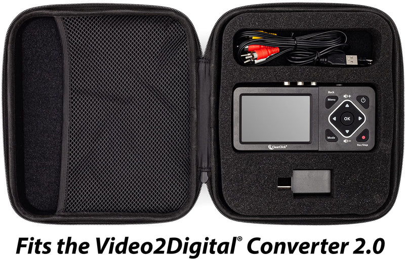 [Australia - AusPower] - ClearClick Carrying & Storage Case - Fits Video to Digital Converter 2.0 or HD Video Capture Box Ultimate 
