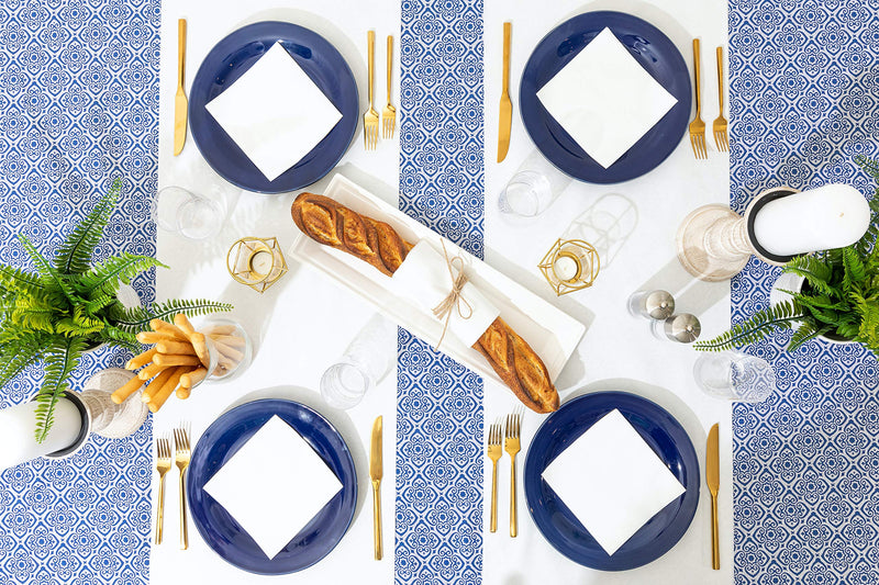 [Australia - AusPower] - AH AMERICAN HOMESTEAD White Paper Napkins for Everyday Use. Disposable Lunch Napkins are Ideal for Your Kitchen Table. Thick, Eco-Friendly, Compostable, and Biodegradable Luncheon Napkins. (100 Pack) 