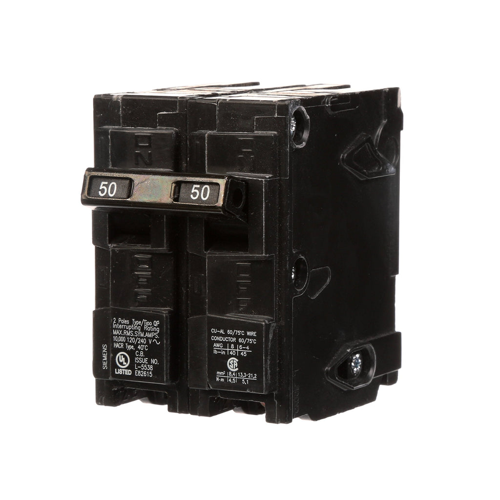 [Australia - AusPower] - Q250 50-Amp Double Pole Type QP Circuit Breaker 60 Amp 