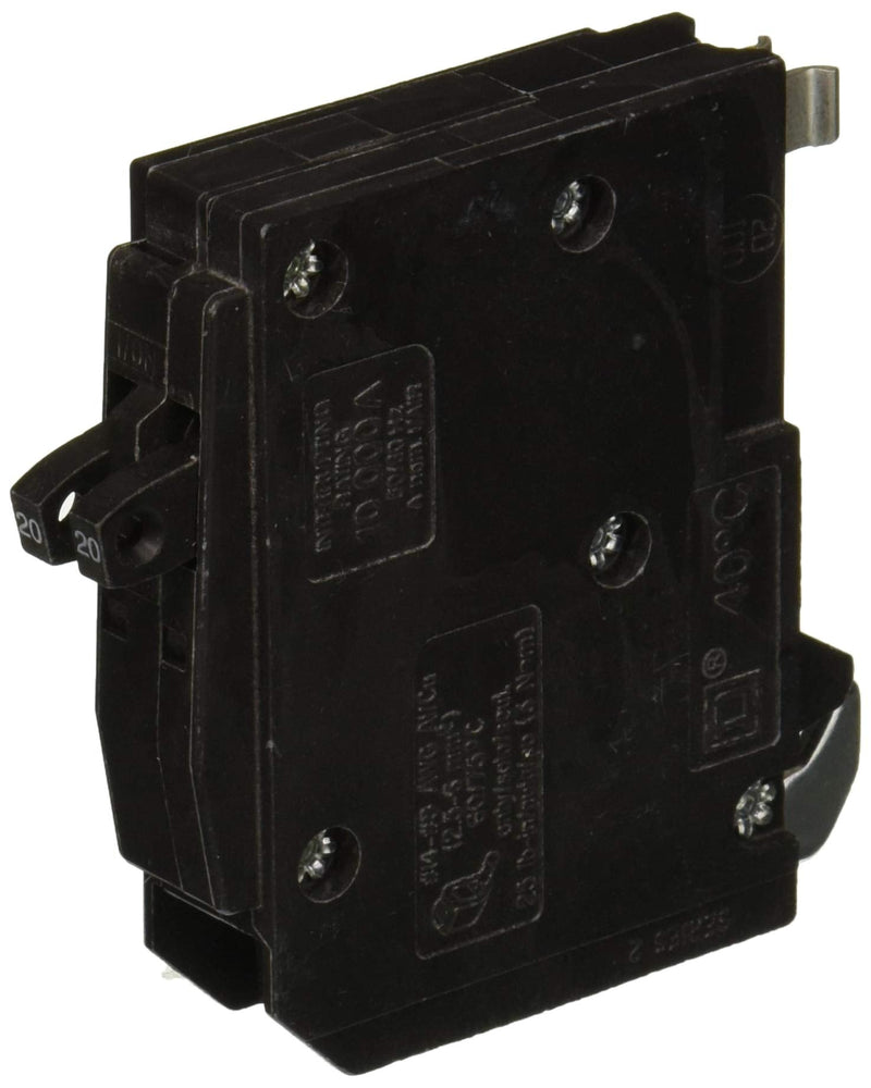 [Australia - AusPower] - Square D by Schneider Electric QOT2020CP QO 2-20-Amp Single-Pole Tandem Circuit Breaker 