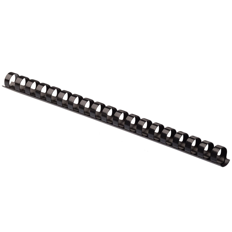 [Australia - AusPower] - Fellowes 1/2in Black Binding Combs (25 Pack) 