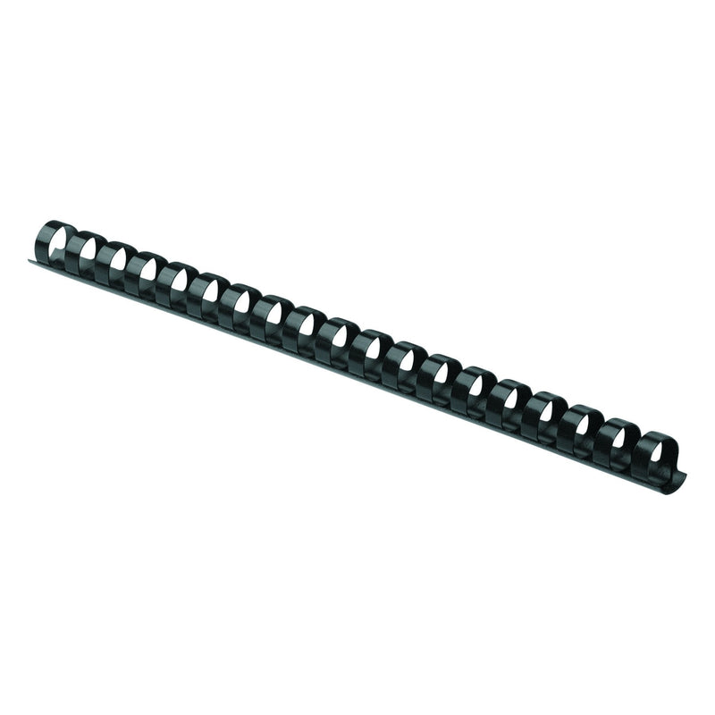 [Australia - AusPower] - Fellowes Binding Combs Plastic Black 5/8 Inch 25 Pack (52324) 