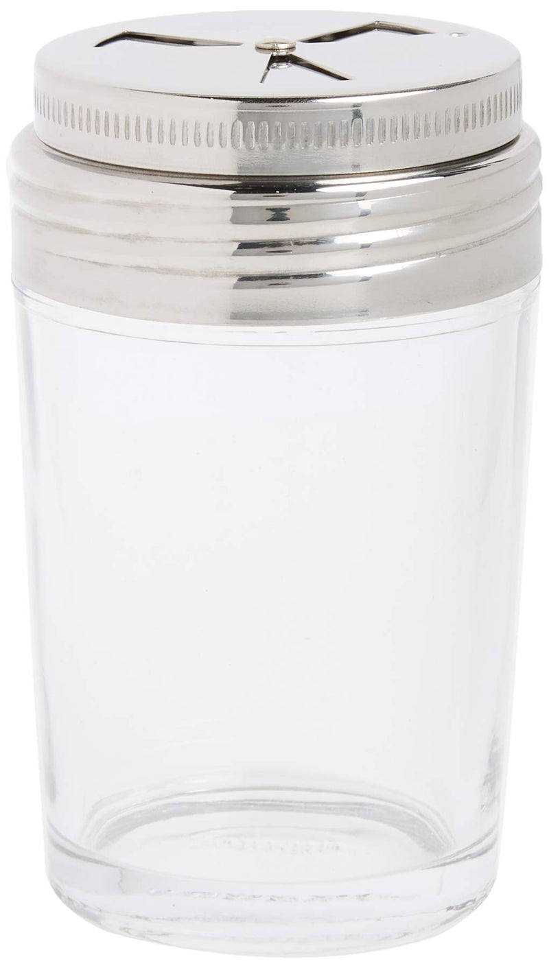 [Australia - AusPower] - Norpro Shaker Cup Glass Adjustable Pizzeria Style Pepper/Salt/Cheese/Spice 5.25" 1 