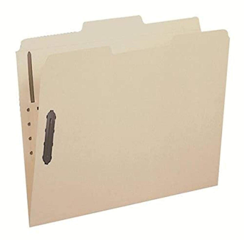 [Australia - AusPower] - Smead Fastener File Folder, 2 Fasteners, Reinforced 1/3-Cut Tab, Letter Size, Manila, 12 per Pack (11537) 