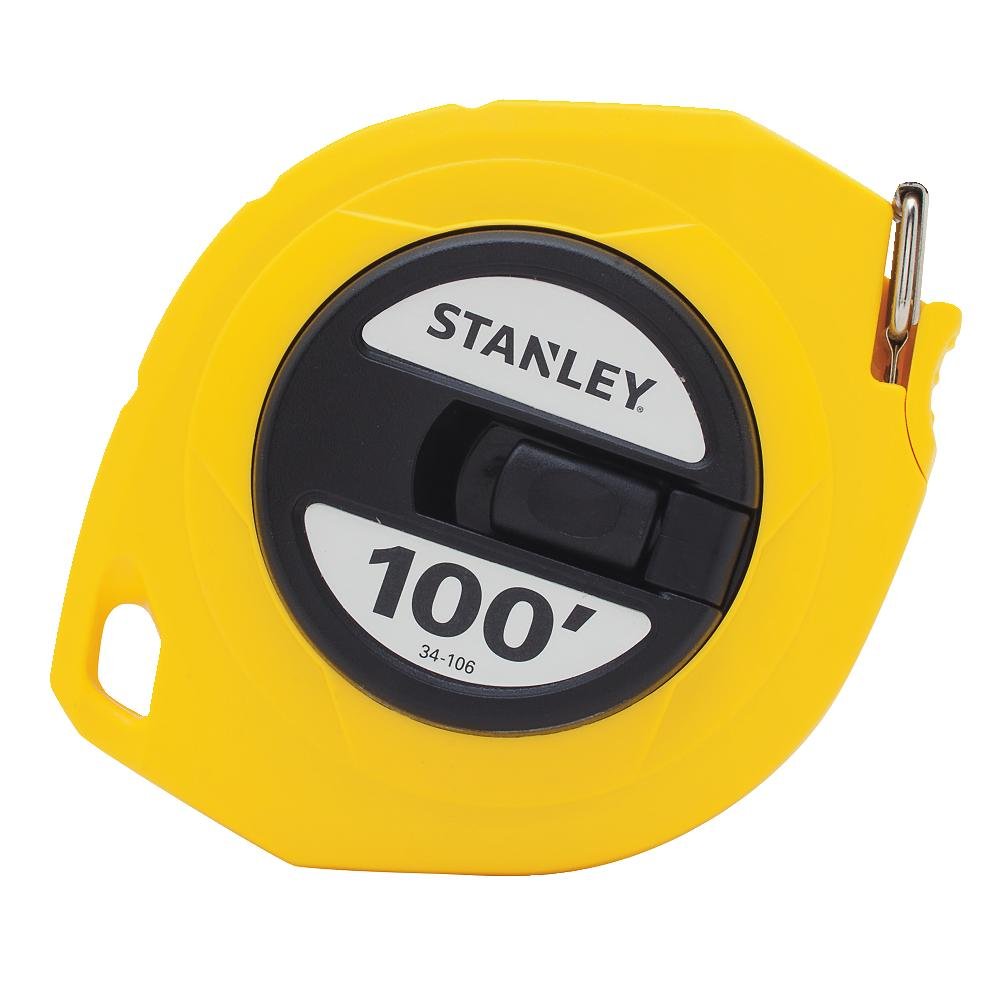 [Australia - AusPower] - STANLEY Tape Measure, 3/8-Inch Graduations, 100-Foot, Yellow (34-106) 