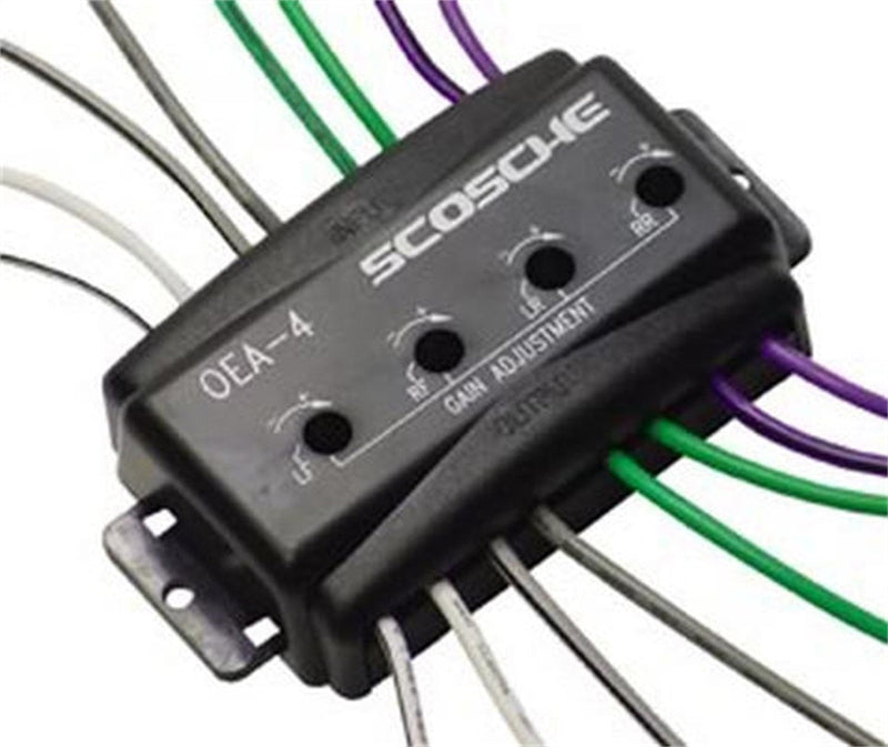 [Australia - AusPower] - Scosche Oea4 4-Channel Adjustable Factory Amplifier Interface 