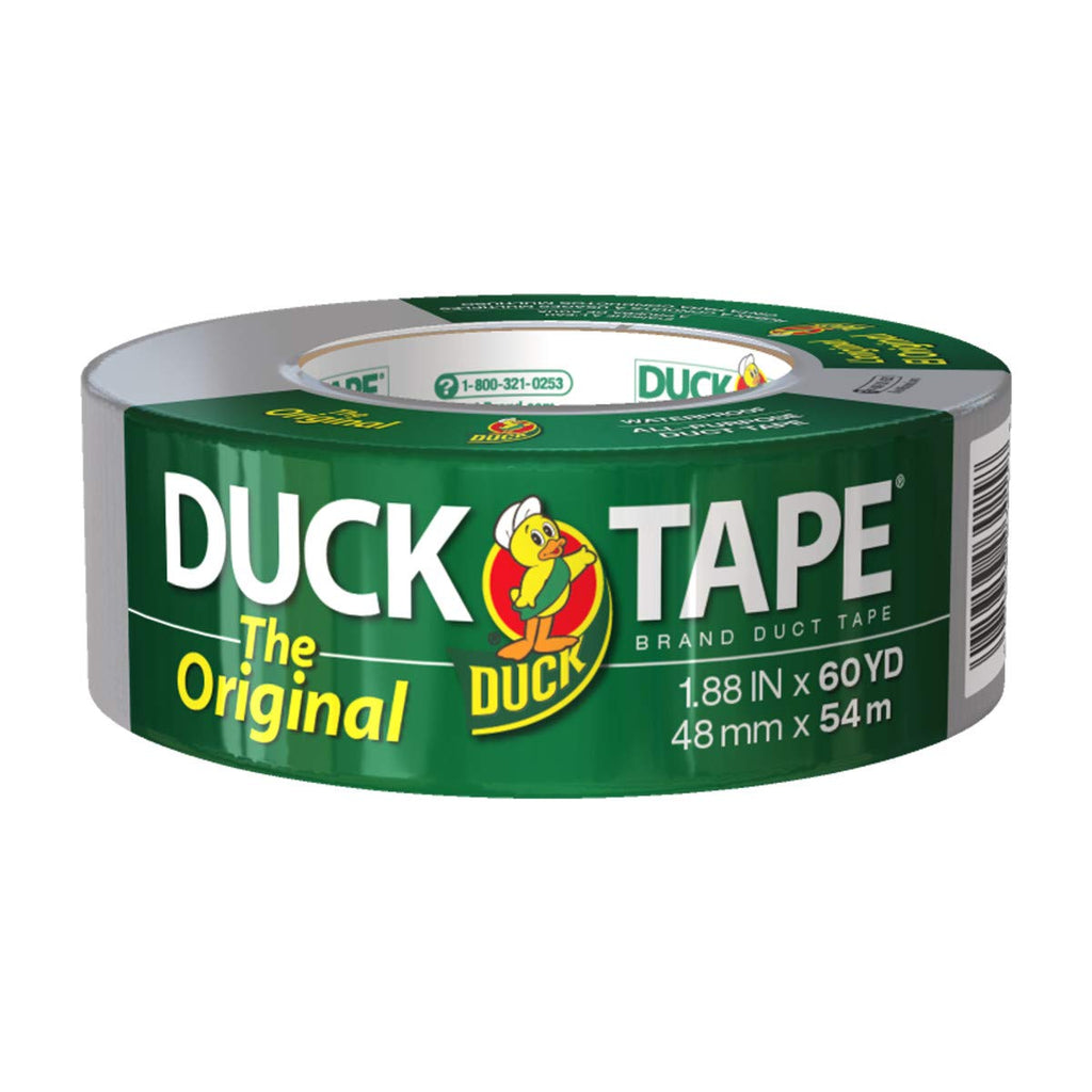 [Australia - AusPower] - The Original Duck Tape Brand 394475 Duct Tape, 1-Pack 1.88 Inch x 60 Yard Silver 