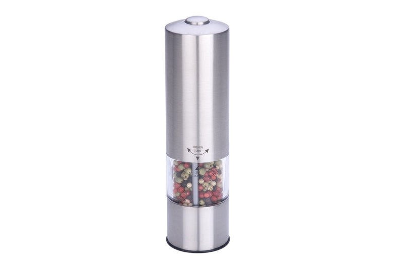 [Australia - AusPower] - MIU France Stainless Steel Battery-Operated Peppermill with LED Light PEPPER 