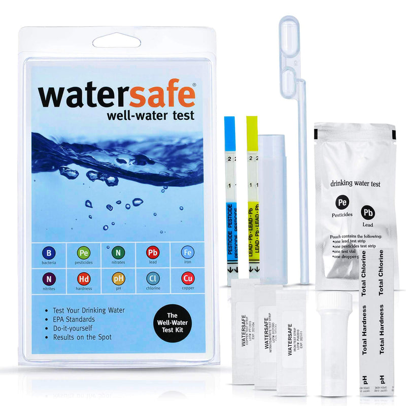 [Australia - AusPower] - The Original Watersafe Premium Drinking Water Test Kit for Well and Tap Water - the Most Sensitive Lead in Water Test, Bacteria, Nitrates, Hardness, & More. Easy Instructions and Lab-Accurate Results! 1 