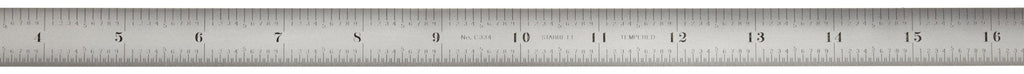 [Australia - AusPower] - Starrett C331-150 Full Flexible Steel Rule With Millimeter And Inch Graduations, 150mm Length, 12mm Width, 0.4mm Thickness 