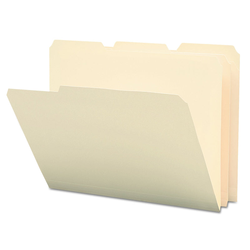 [Australia - AusPower] - Smead Poly File Folder, 1/3-Cut Tab, Letter Size, Manila, 12 per Pack (10510) 