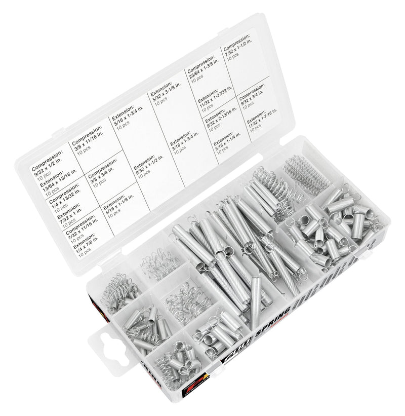 [Australia - AusPower] - Performance Tool W5200 200pc SAE Spring Assortment With Case 200pc Spring Kit 