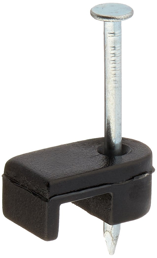[Australia - AusPower] - Gardner Bender PSB-1600T Low-Voltage Cable Staple, 3/16 Inch., CAT6 / RG-59 / RG-6 / Polyethylene - UV Resistant, Splinter Free, Black 