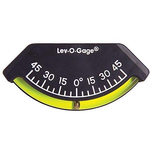 [Australia - AusPower] - Sun Company 201-F Lev-o-gage Inclinometer | USA-Made Level Gauge for Off-Road Vehicle, Jeep, Truck, RV, Camper, Trailer, or Boat 