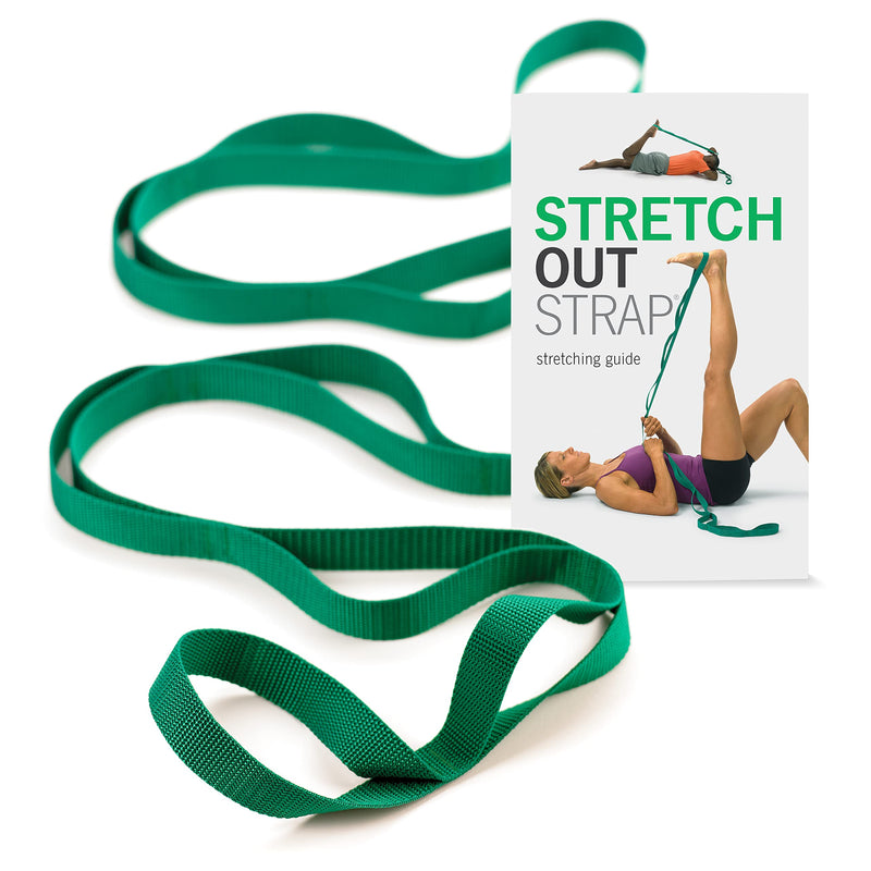 [Australia - AusPower] - The Original Stretch Out Strap with Exercise Book – Made in the USA by OPTP – Top Choice of Physical Therapists & Athletic Trainers 