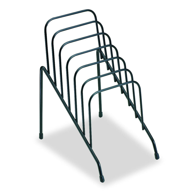 [Australia - AusPower] - Fellowes Step File Junior Wire Organizer Rack, 6 Sections, Black (72613) 1-Pack 