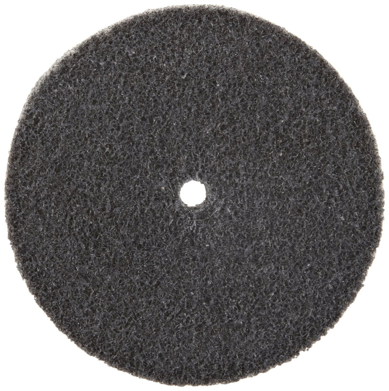 [Australia - AusPower] - Scotch-Brite EXL Unitized Wheel, Silicon Carbide, 10000 rpm, 3" Diameter, 1/4" Arbor, 2S Fine Grit (Pack of 1) 