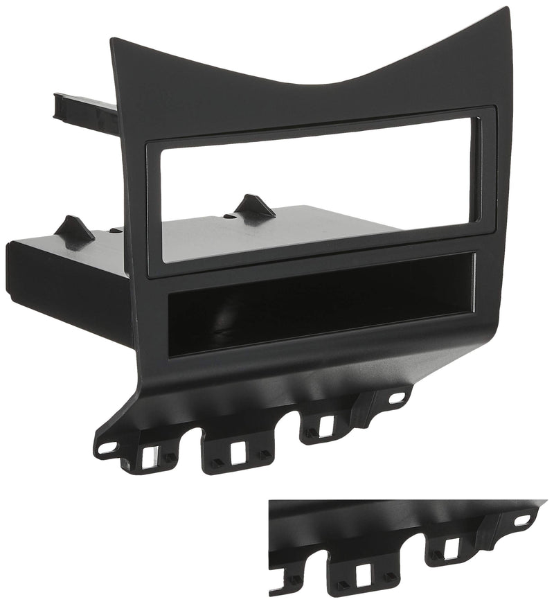 [Australia - AusPower] - Scosche HA1573B Compatible with 2003-07 Honda Accord DIN w/Pocket Dash Kit Black; Lower Dash Kit Black 