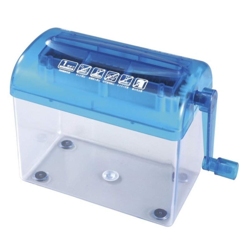 [Australia - AusPower] - (One Piece of Correspondence Folded A4 Portrait, Straight Cut, Capacity 1.5L, Cut Number) SANWA Supply Hand Shredder PSD-12 (Japan Import) by Sanwa 