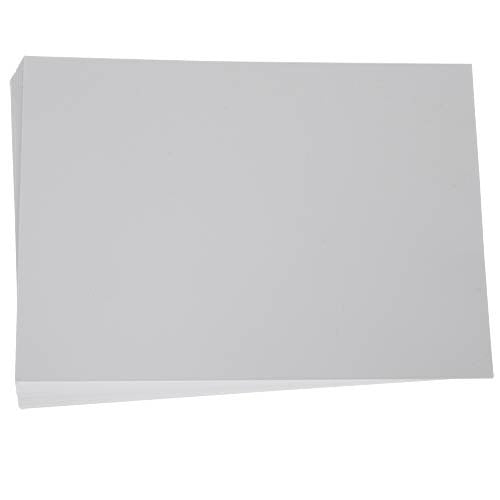 [Australia - AusPower] - Vinyl Card for Steel Sign Holder, Blank Card, White 7 x 5 Inches (25 Cards) 
