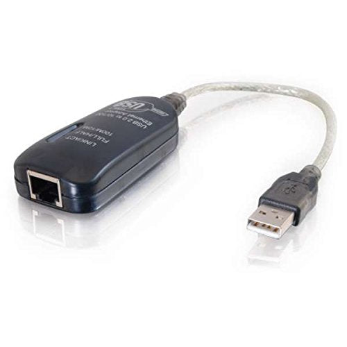 [Australia - AusPower] - C2G USB Adapter, USB 2.0 Fast Ethernet Network Adapter, 7.5 Inches, Cables to Go 39998 USB 2.0 to Ethernet Adapter 