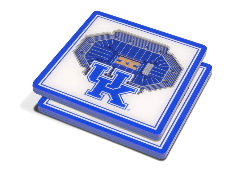 [Australia - AusPower] - YouTheFan NCAA StadiumView 3D Coaster Kentucky Wildcats 4" x 4" Team Colors 