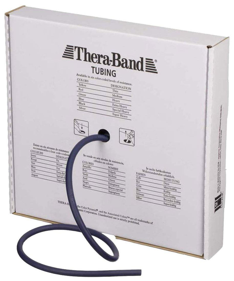 [Australia - AusPower] - TheraBand Resistance Tubes, Professional Latex Elastic Tubing 25 Foot Blue - Extra Heavy 