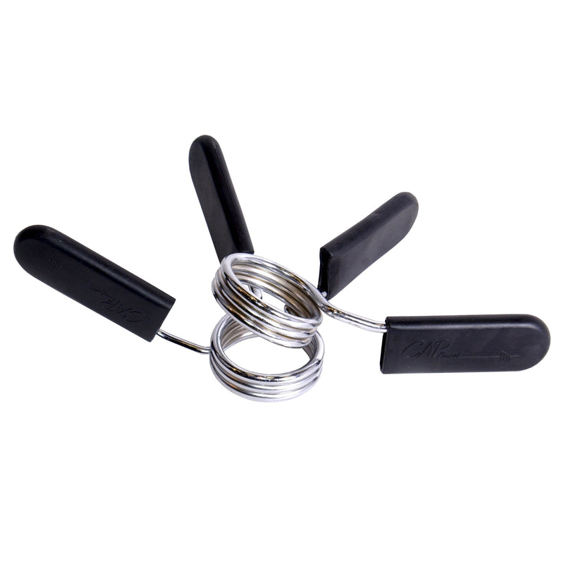 [Australia - AusPower] - CAP Barbell Olympic 2-Inch Spring Clip Collars, Pair, Olympic Chrome 