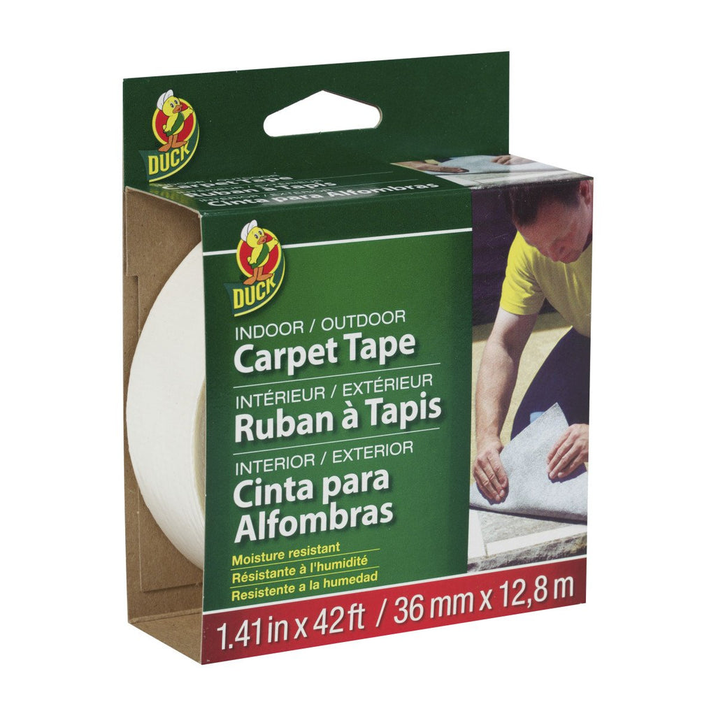 [Australia - AusPower] - Duck Brand 286373 Indoor/Outdoor Carpet Tape, 1.41-Inch x 42 Feet, White 1.41 Inch x 42 Feet 